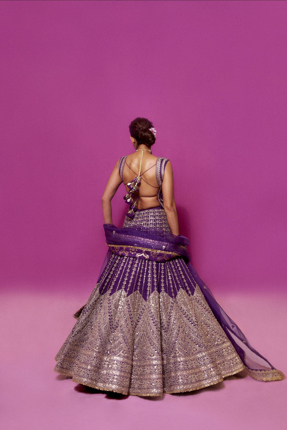 Kubbra sait in Razia Lehenga Set