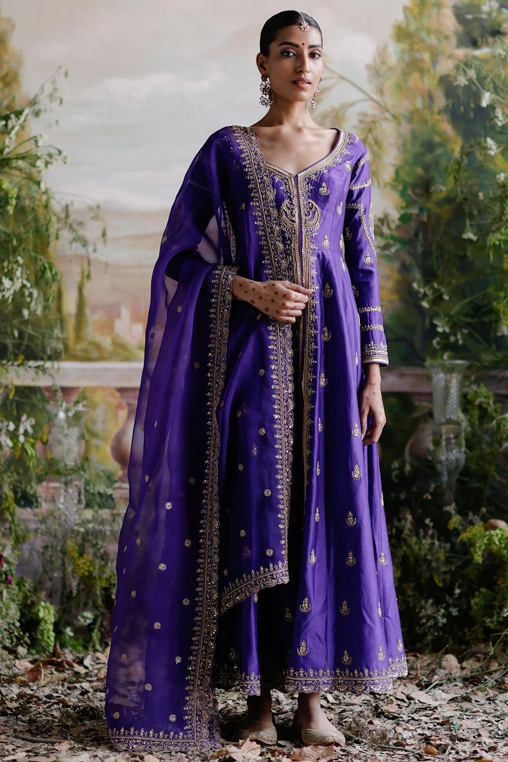 Purple Jacket Set
