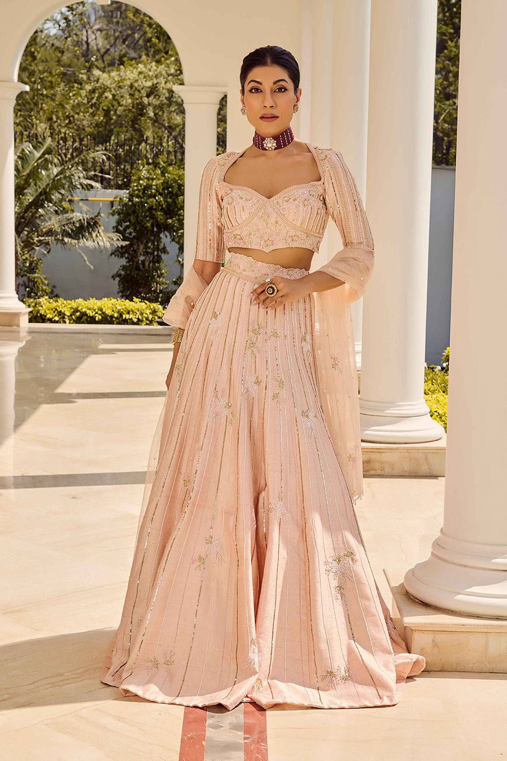 Misty Haze Lehenga Set