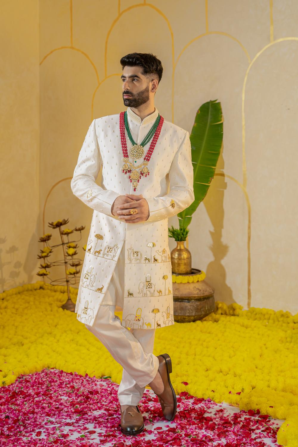 Ivory Shaadi Sherwani
