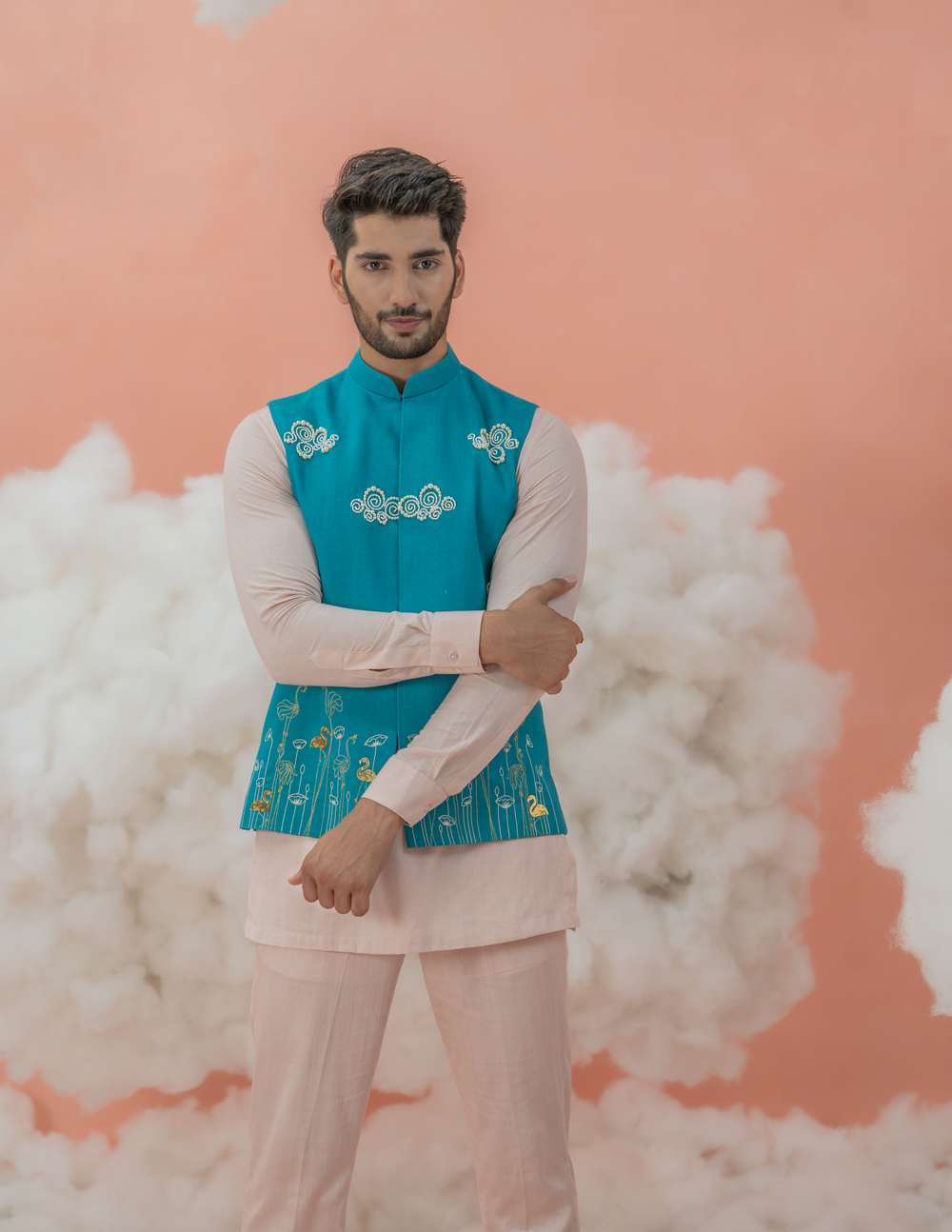 Flamingo Sundowner bundi set