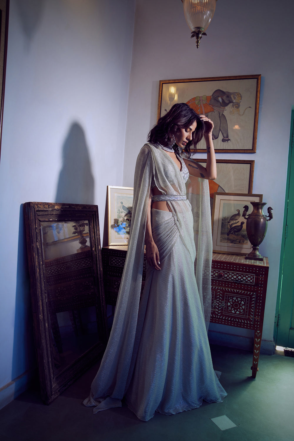 Sahar Lehenga Saree Set