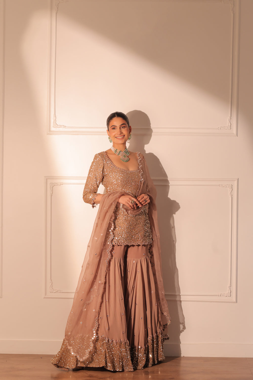 Salma Sitara Kurta And Garara With Dupatta