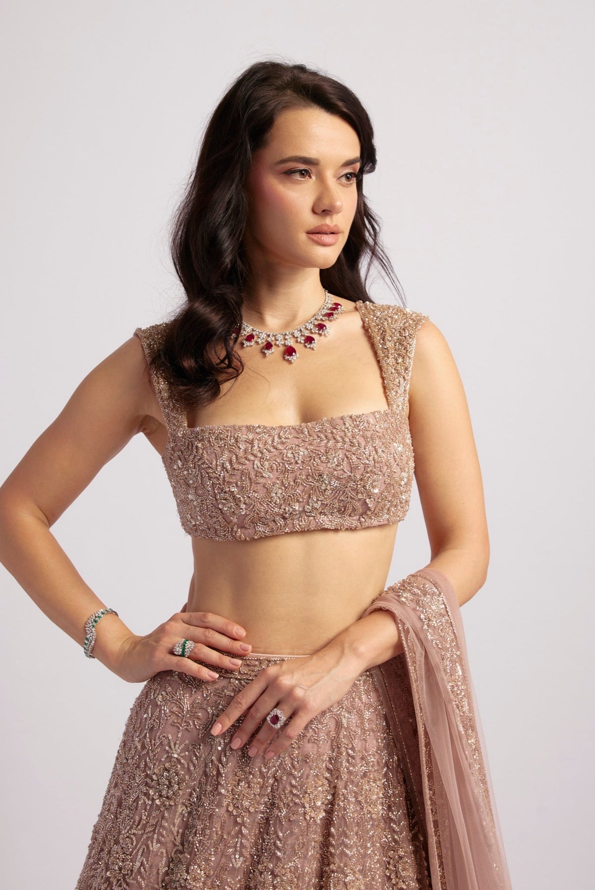 ROOP MAUVE LEHENGA