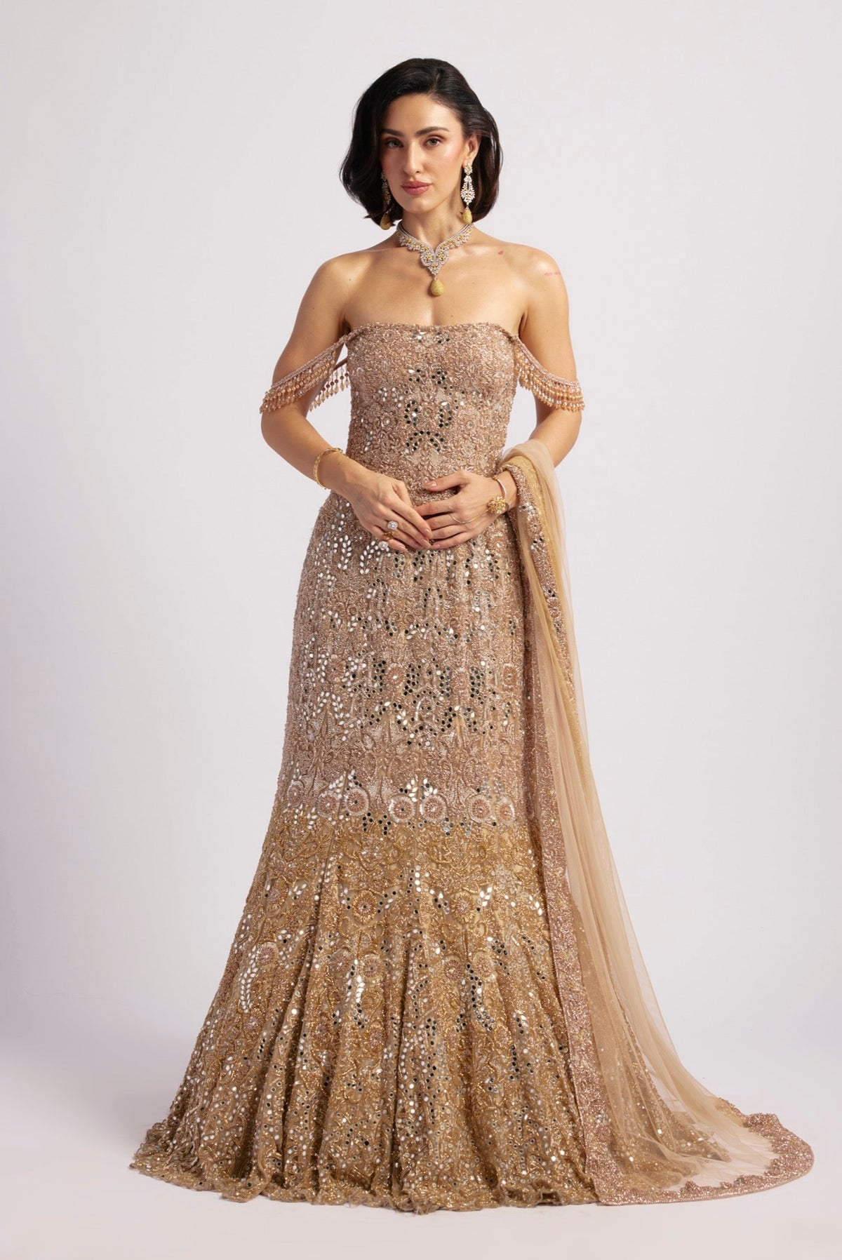 MAIRA OMBRE A-LINE LEHENGA