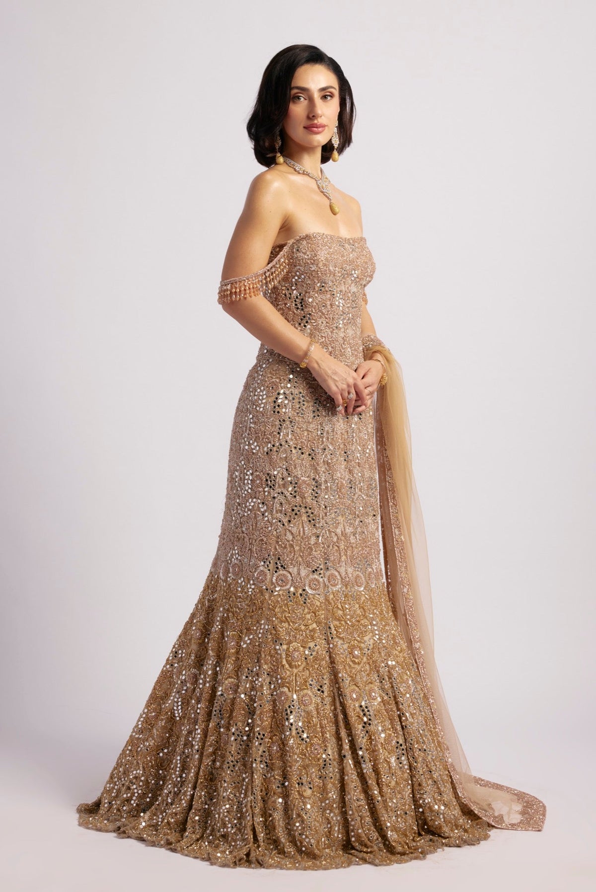 MAIRA OMBRE A-LINE LEHENGA