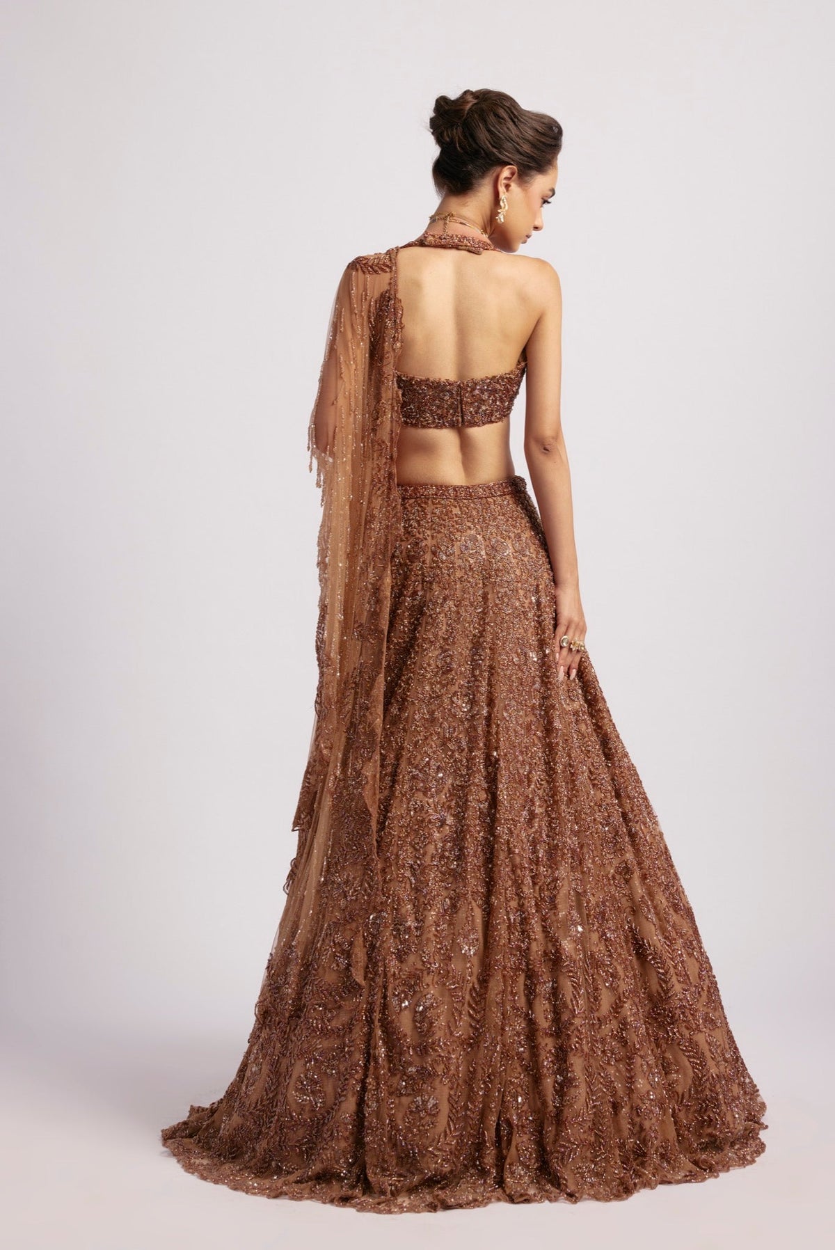 JULIET BROWN LEHENGA