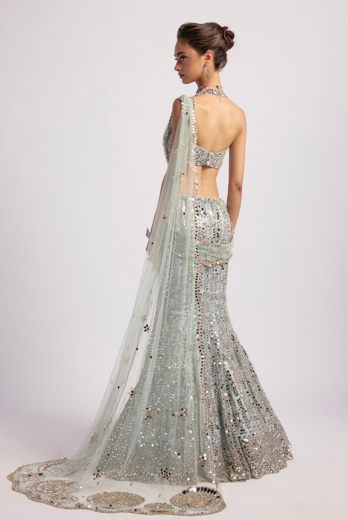 AIRA BLUE MIRROR FISHCUT