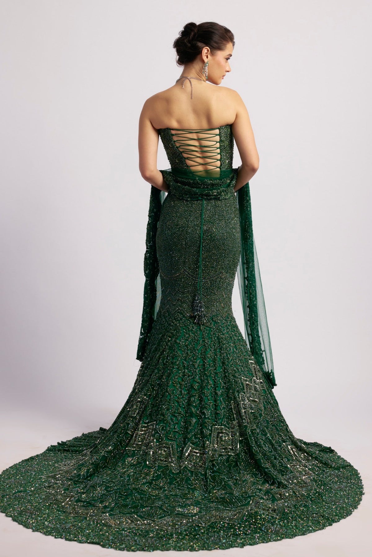 EMERALD GREEN FISHCUT