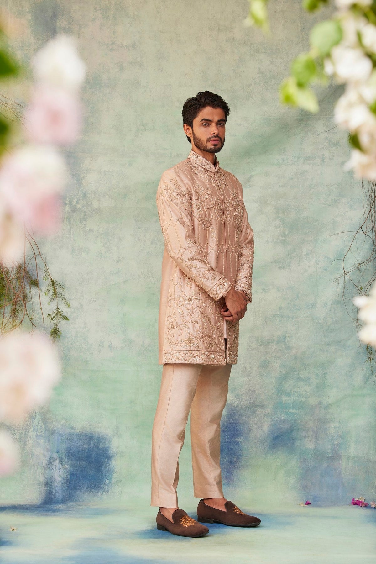 ROSE GOLD SHERWANI