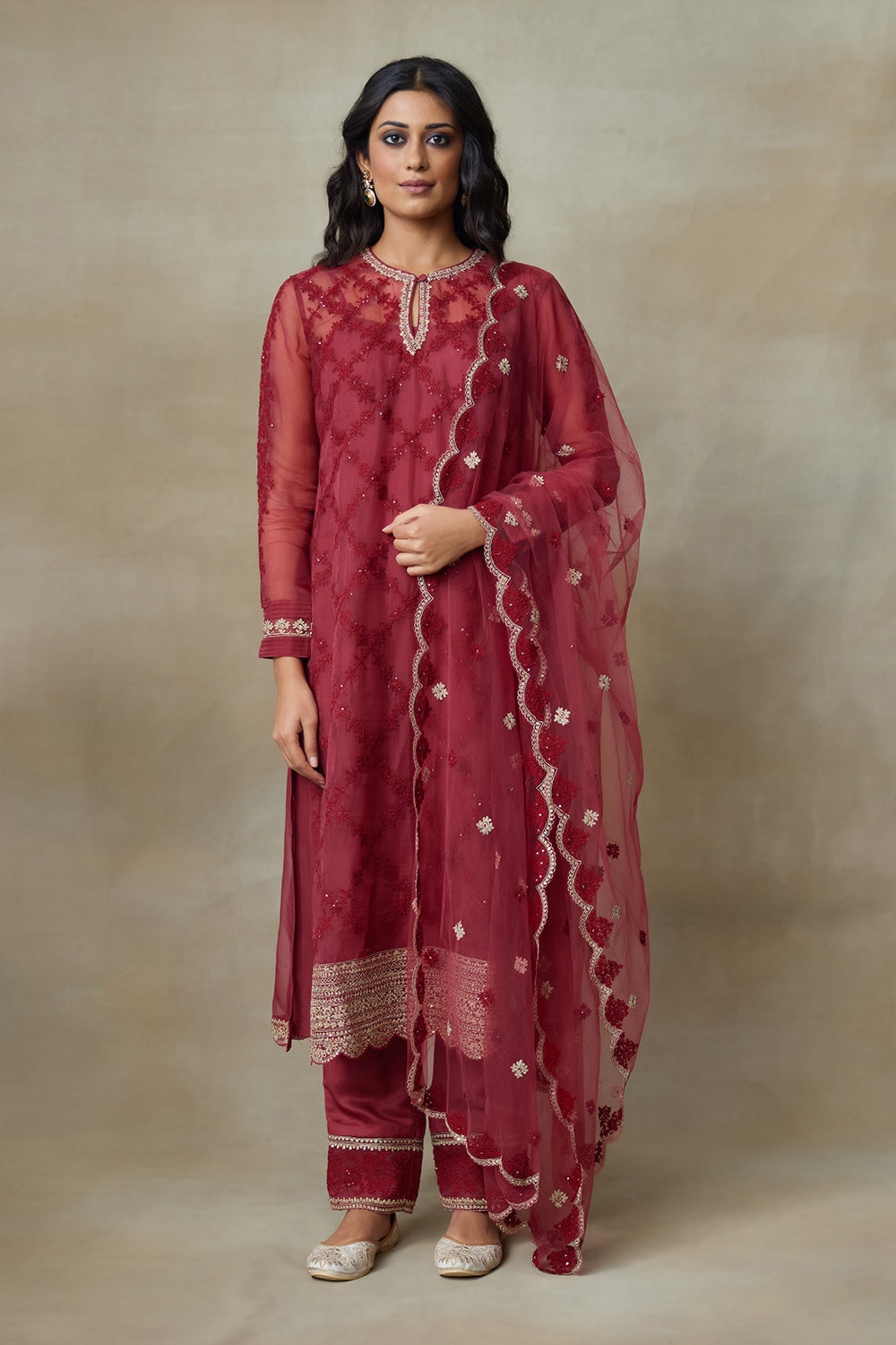 Rose Kurta Set