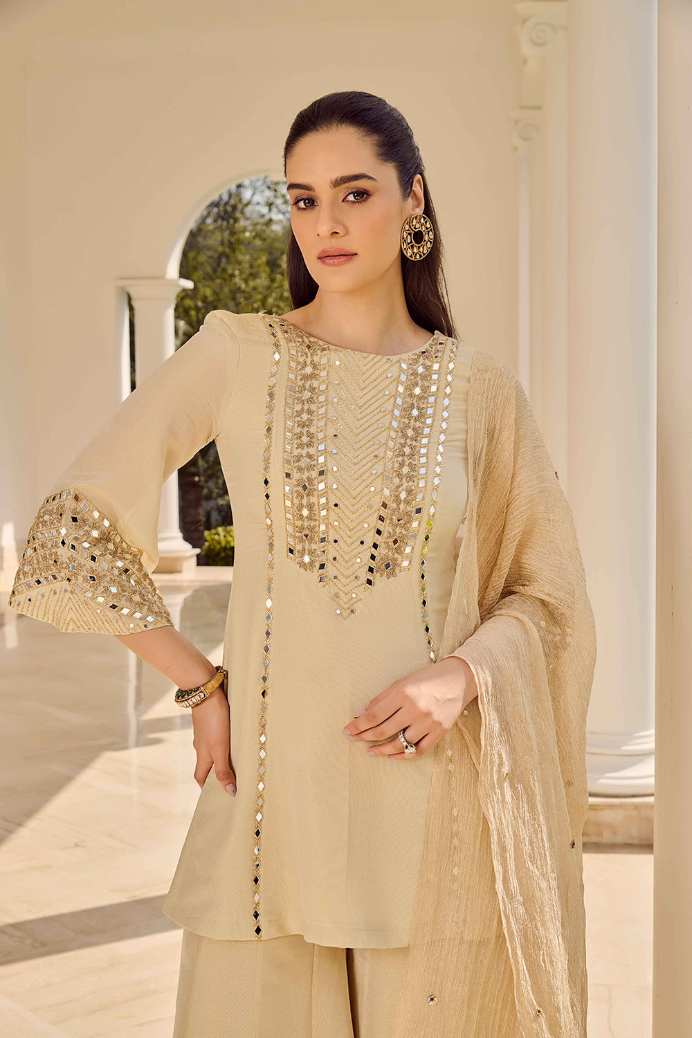 Mirror Sharara Set