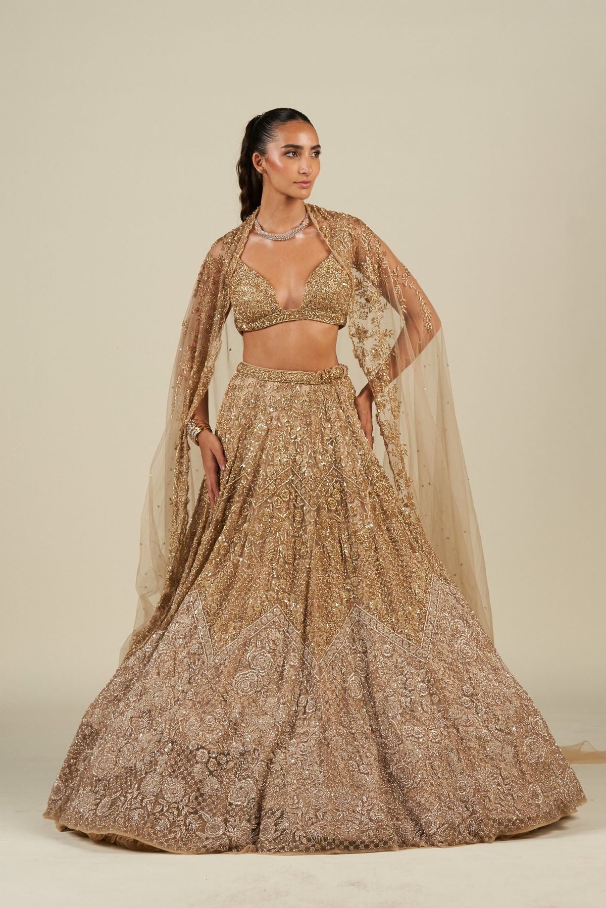 SITARA OMBRE LEHENGA