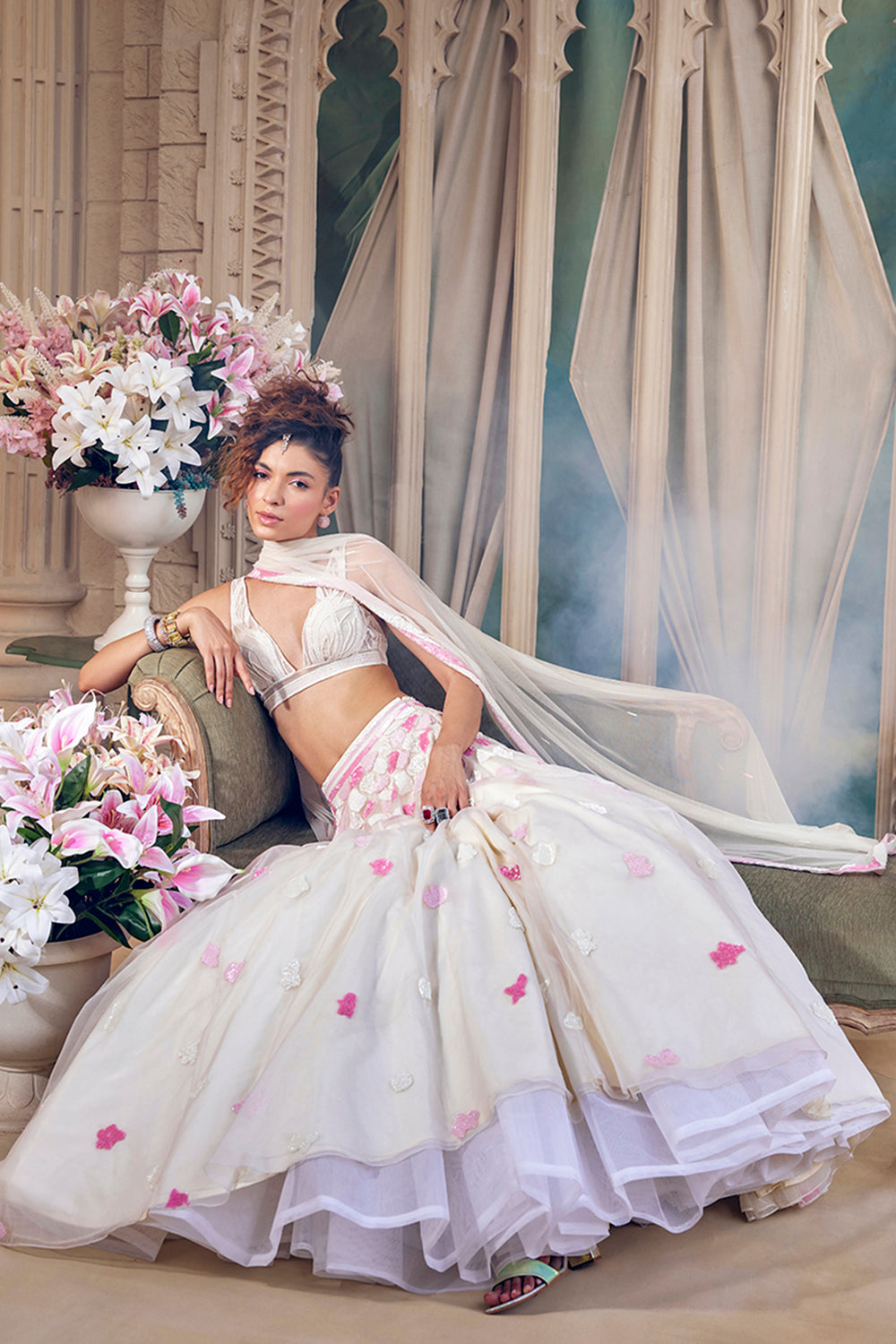 Azalea Ivory Lehenga