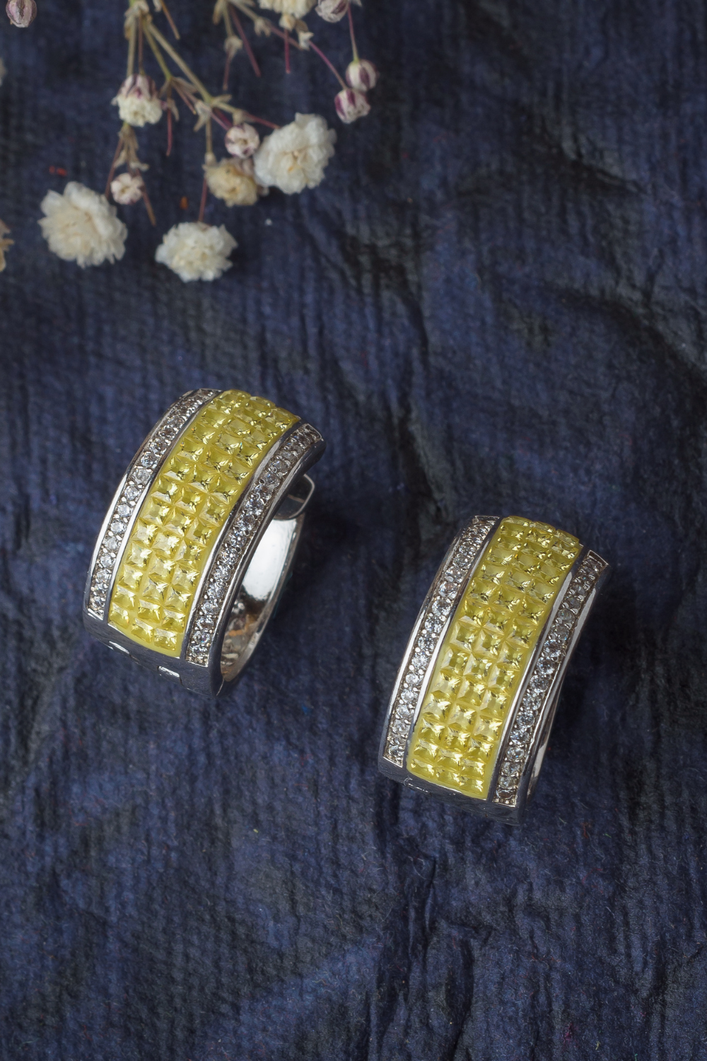 Lorayne Plated Hoop Earrings