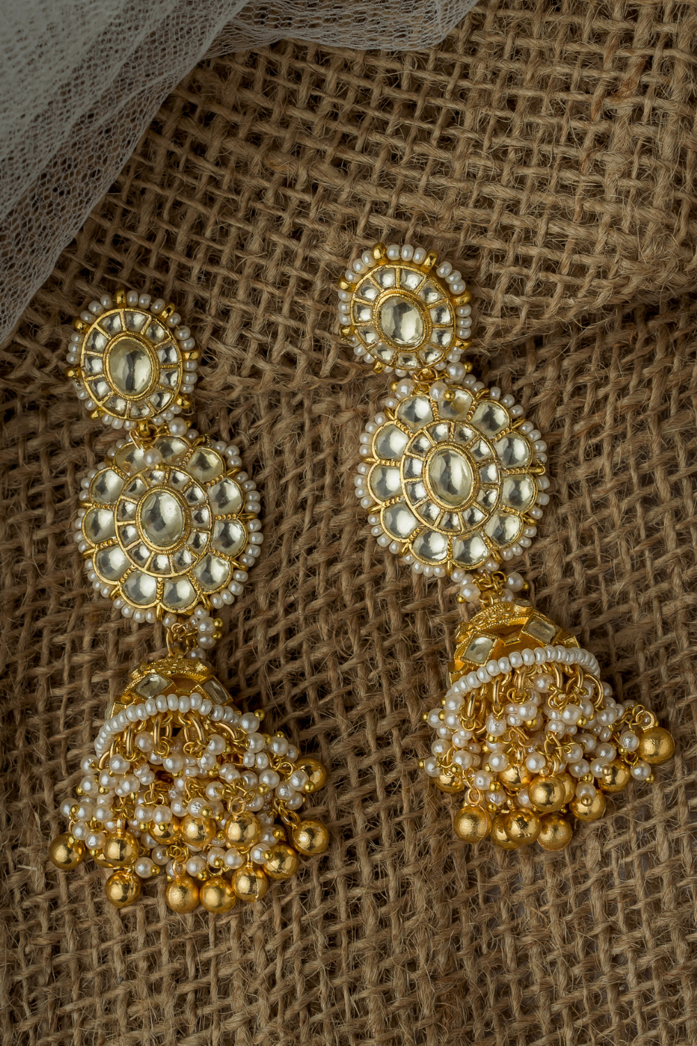 Zahmira Kundan Polki Earrings