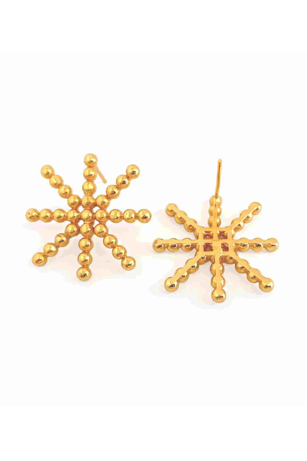 22Kt Gold Plated Handcrafted 
Stud Earring