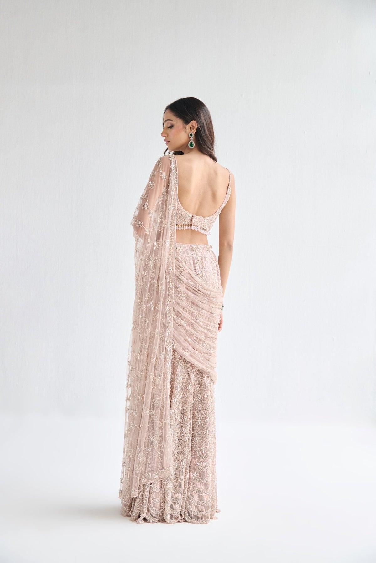 BLUSH PINK SAREE