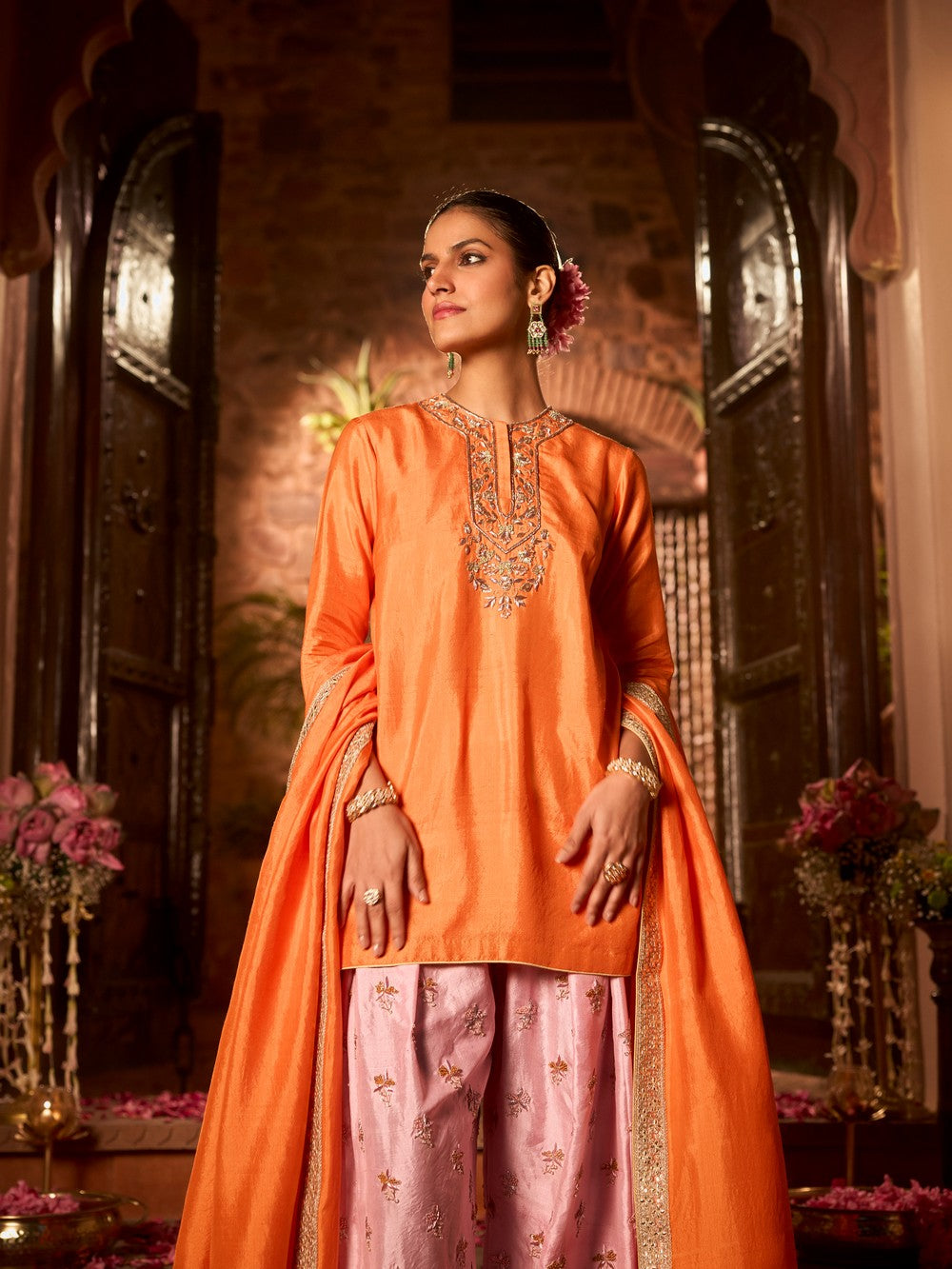AMBER BLUSH ZARI SUIT