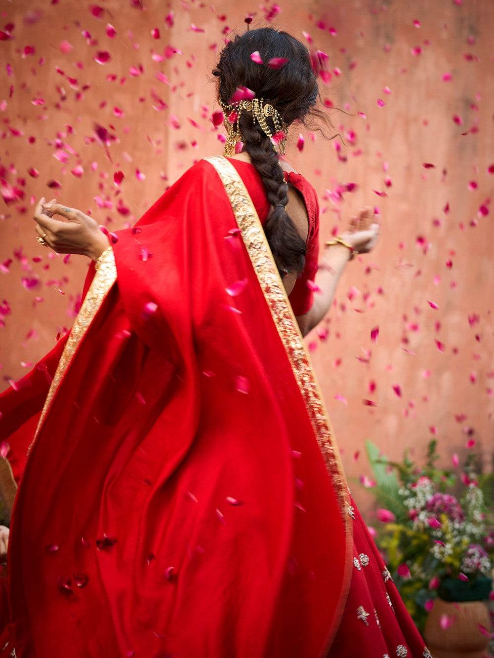 TAKHEL GULAL LEHENGA SET