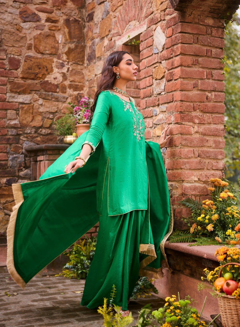 PANNA GLOW LUNGI SET