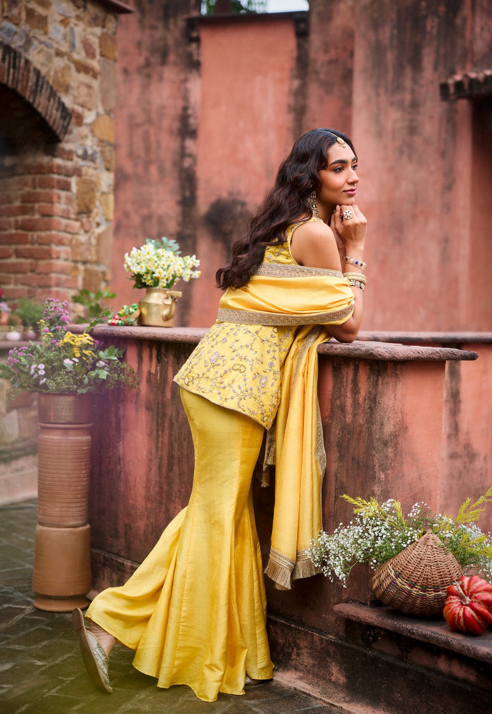 SUNEHRI SHEEN SHARARA SUIT