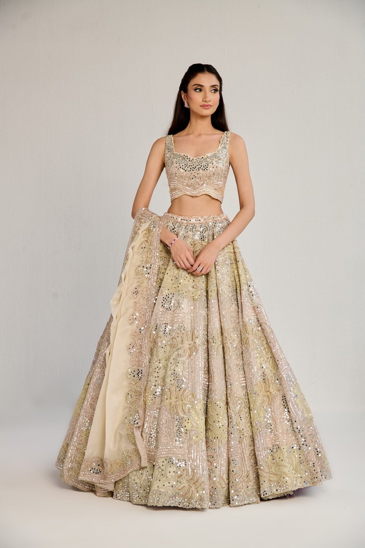 MULTICOLOR LEHENGA