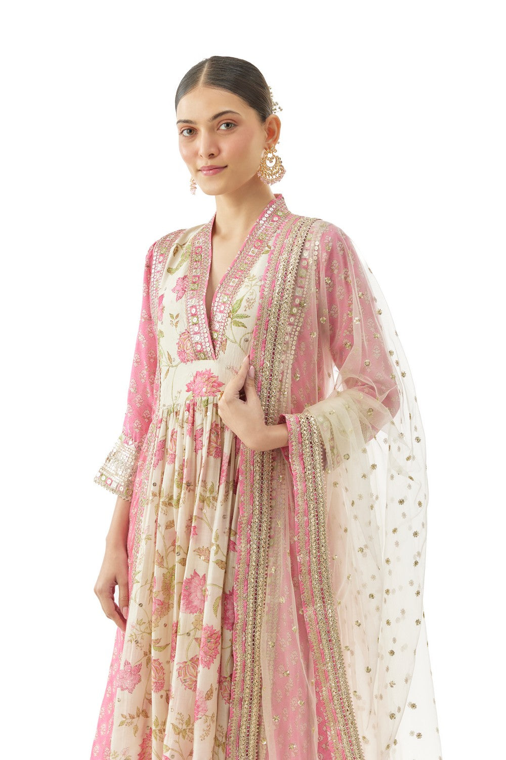 Riya Tunic with palazzo and dupatta