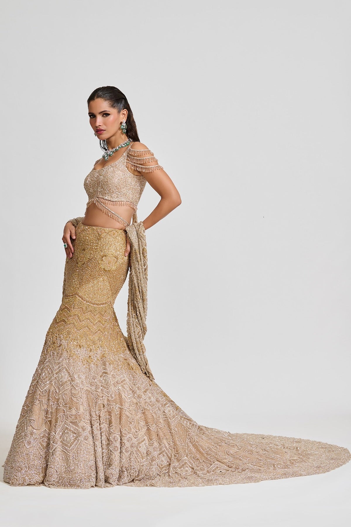 SURABHI CHOPRA BRIDAL FISHCUT