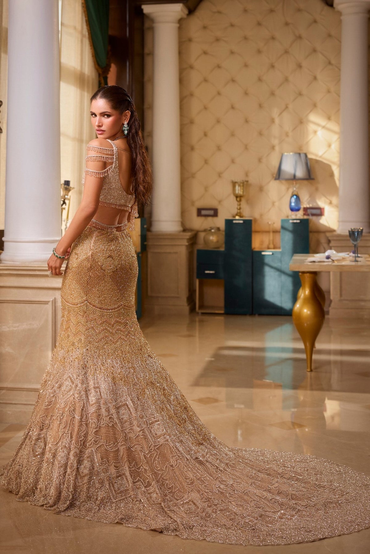 SURABHI CHOPRA BRIDAL FISHCUT