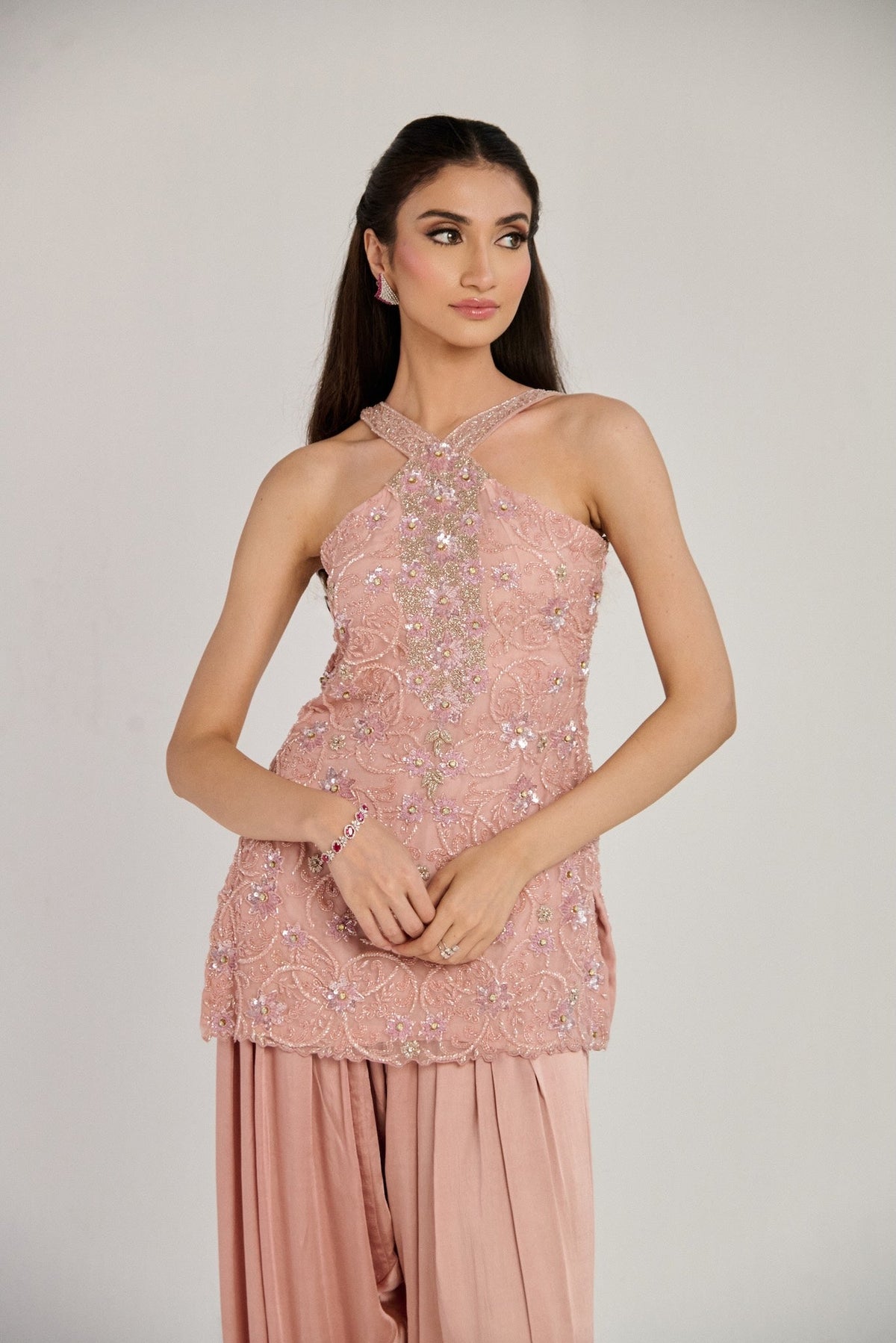 PEACH SALWAR SUIT