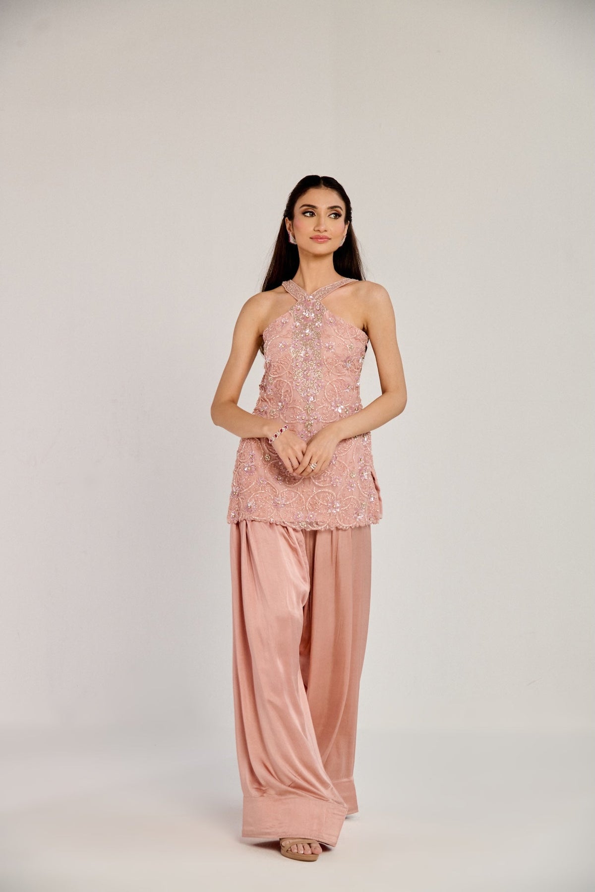 PEACH SALWAR SUIT