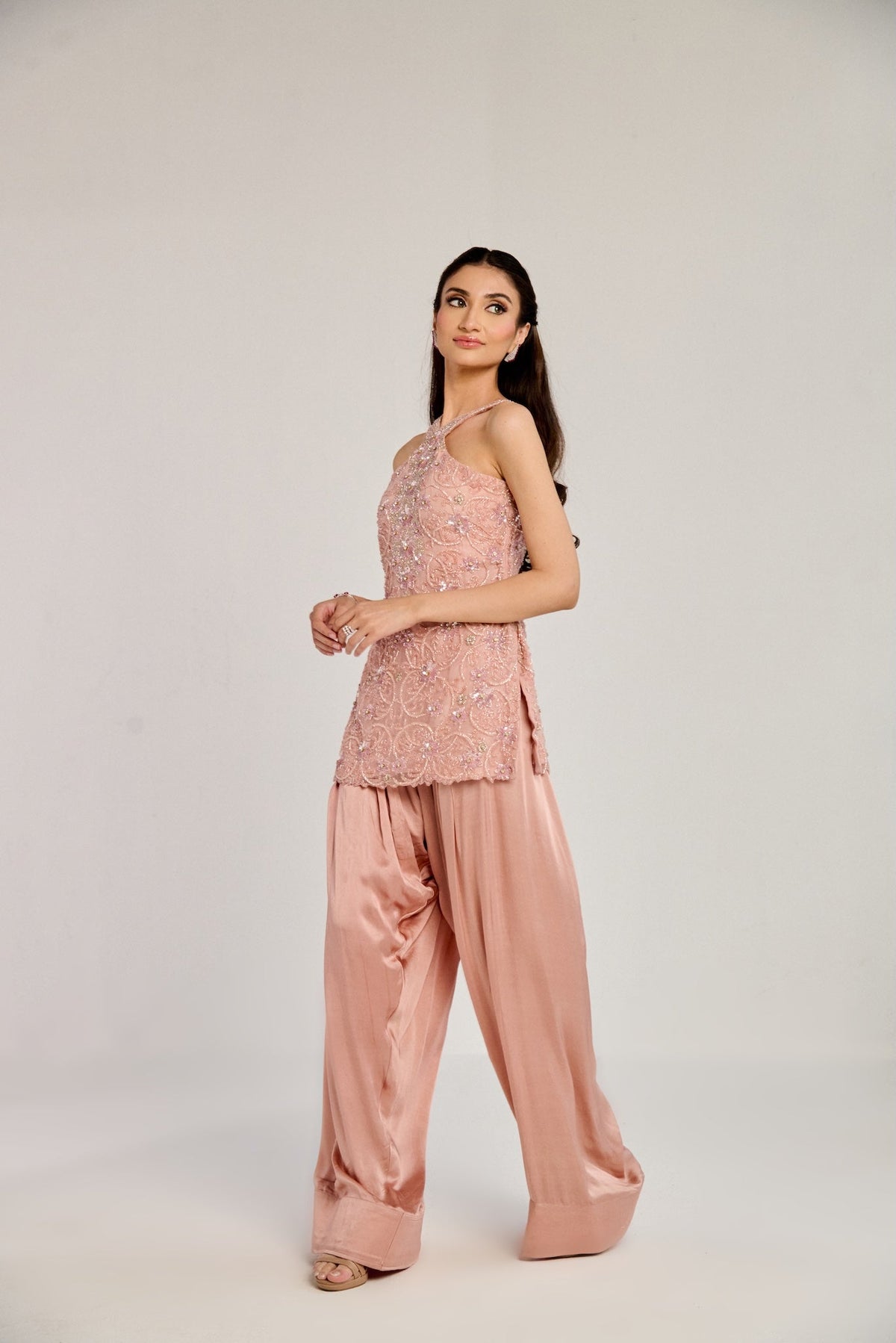 PEACH SALWAR SUIT