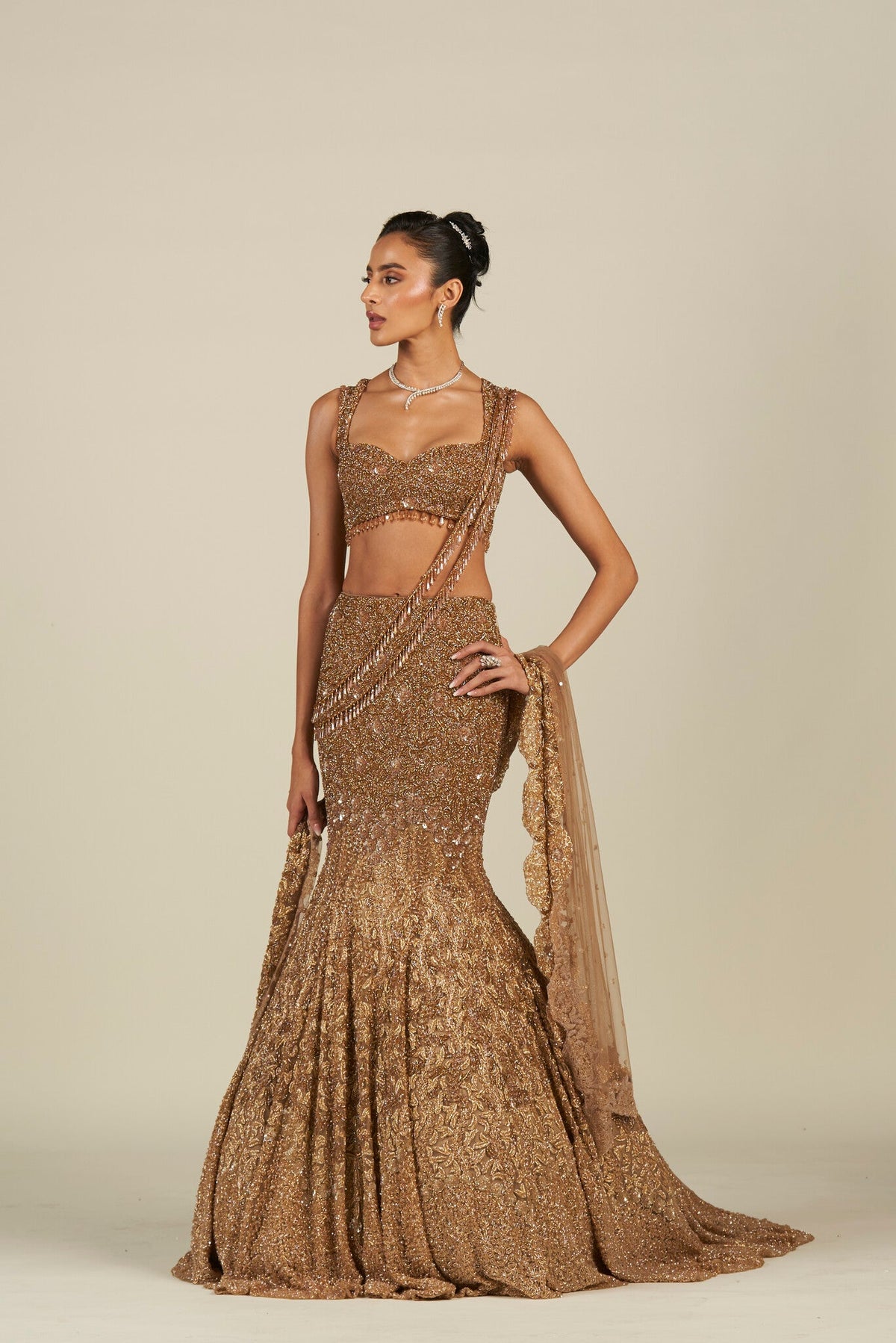 BROWN GOLD OMBRE FISCHUT