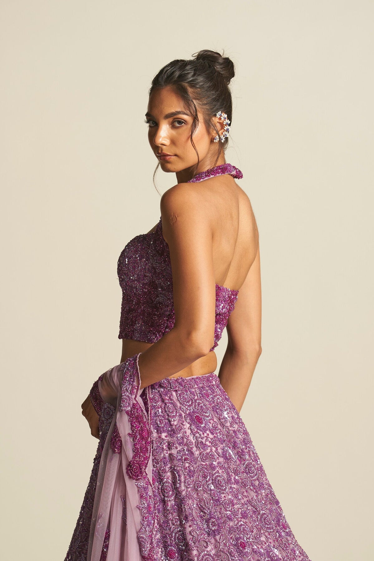 LILAC OMBRE LEHENGA