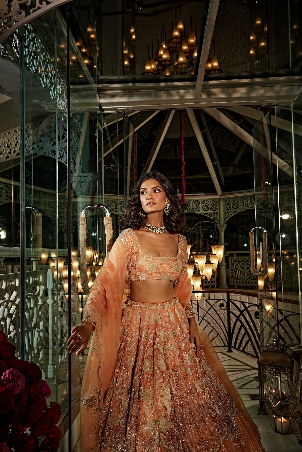 surabhi chopra label bridal lehenga