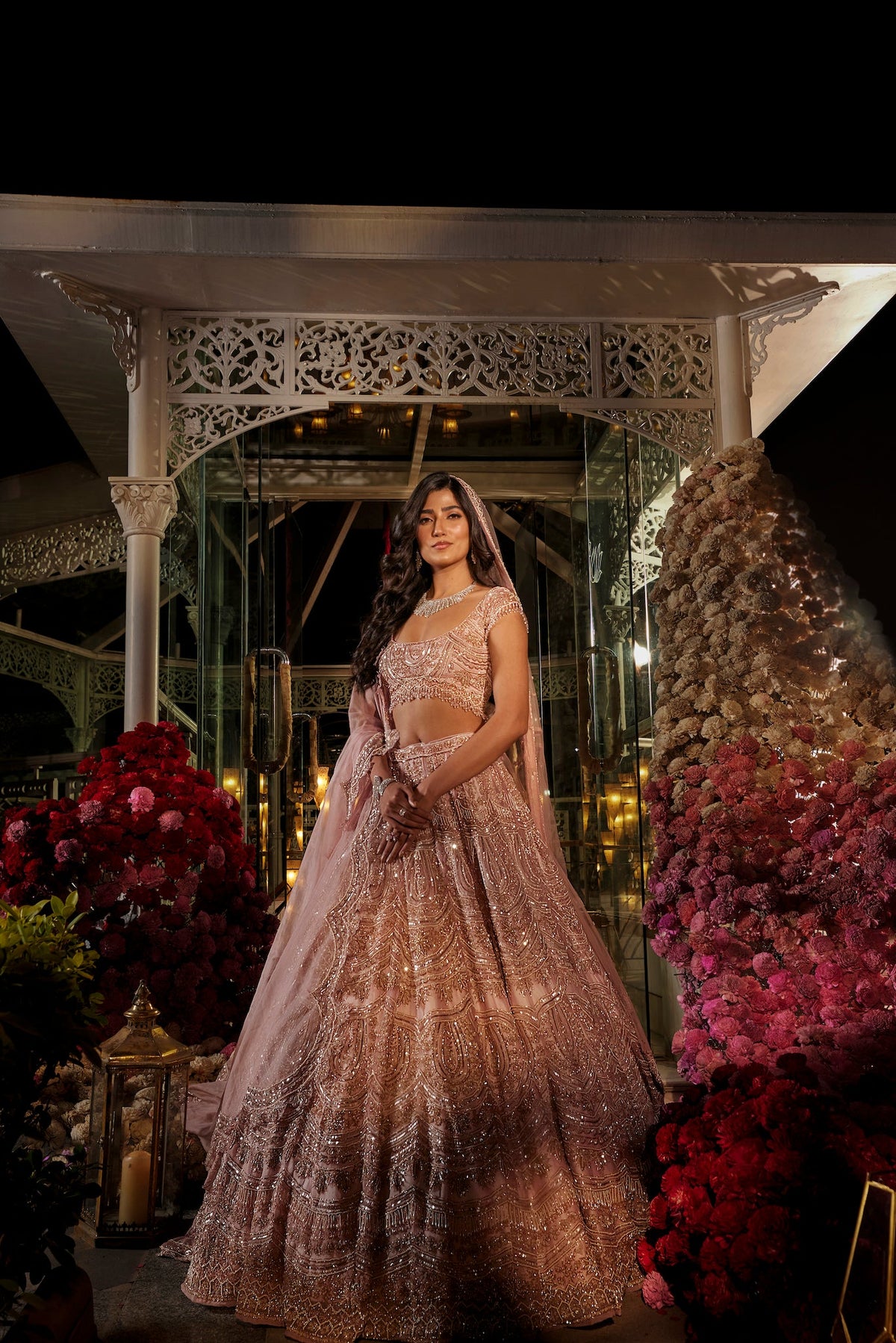 pink lehenga choli