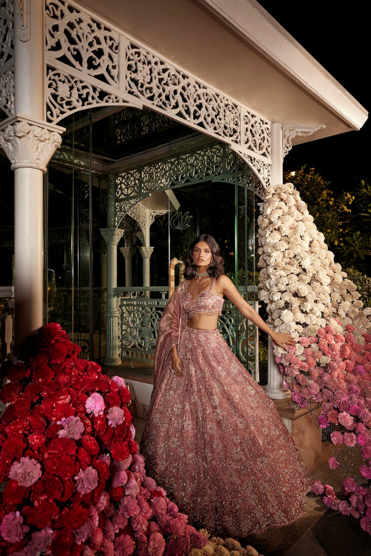 pink lehenga for wedding
